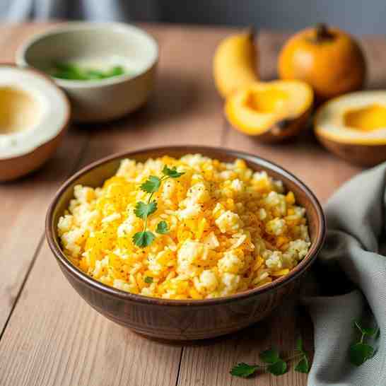 Simple Healthy Rice - Creamy Turmeric Coconut Recipe