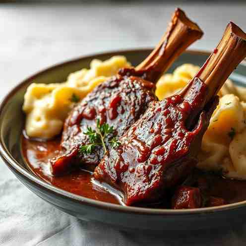 Slow Cooker Beef Shanks - Red Wine Recipe