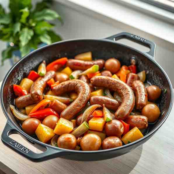 Easy Smoked Sausage Skillet - One-Pan Dinner in 30 Mins