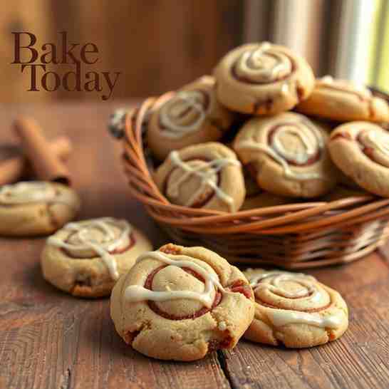Soft & Chewy Cinnamon Roll Cookies - Bake Today