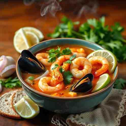 Honduran Sopa de Caracol - Seafood Soup Recipe