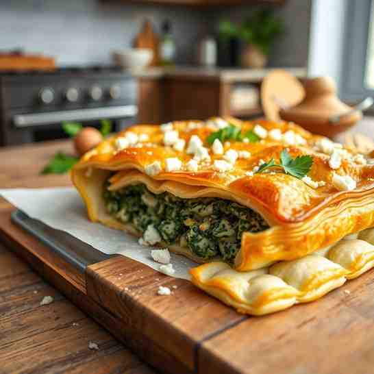 Spanakopita with Phyllo Dough Sheets Recipe
