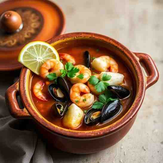 Spanish Fish Stew for Two | Caldo de Pescado Recipe