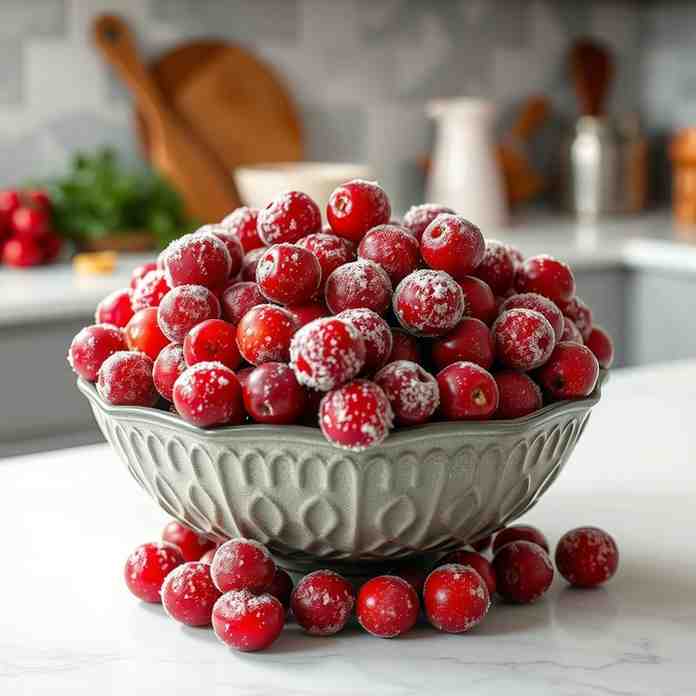 Sparkling Sugared Cranberries - Easy Holiday Recipe