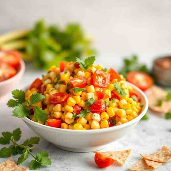 Spicy Corn Salad - Best Summer Recipe