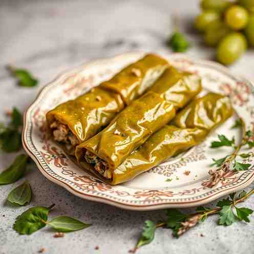 Stuffed Grape Leaves Greek Recipe | Make Koupepia