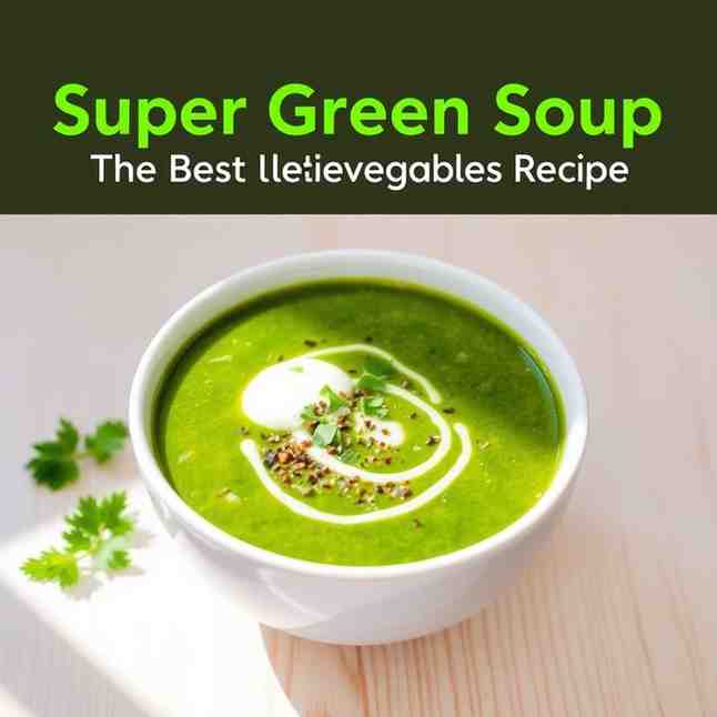 Super Green Soup - The Best Leafy Vegetables Recipe