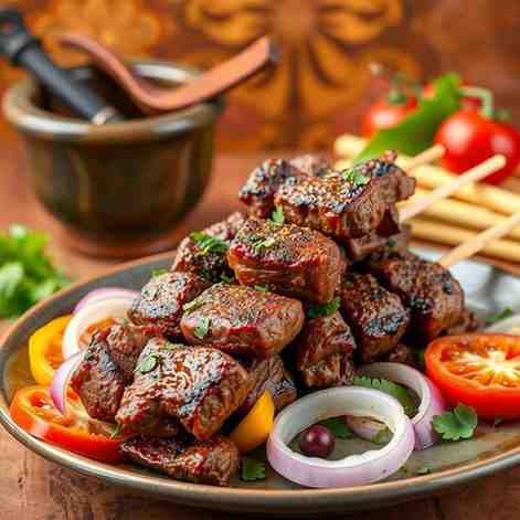 Cameroonian Suya Recipe - West African Grilled Beef