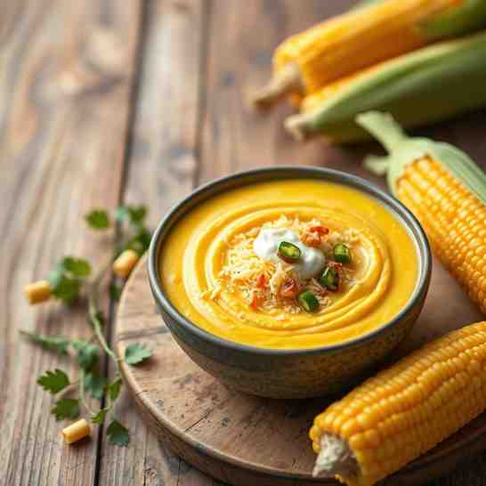 Sweet Corn Mazamorra - Easy Vegetarian Recipe
