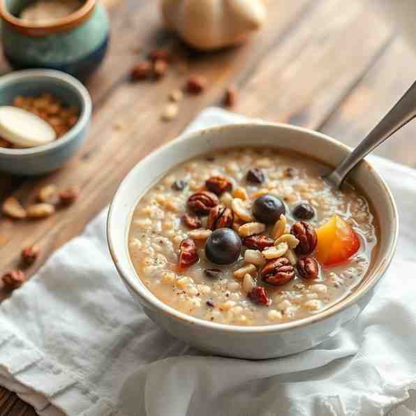Sweet Rudzu Puta - Cozy Breakfast Whole Grain Porridge Recipe
