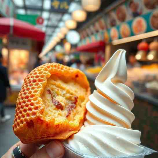 Homemade Taiyaki with Ice Cream - Crispy Street Food