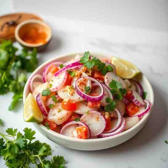 Tangy Indian Turnip Salad - Easy Vegan Indian Food Recipes
