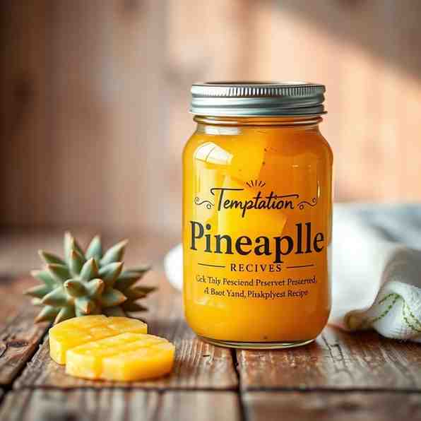 Temptation Recipe for Pineapple Preserves