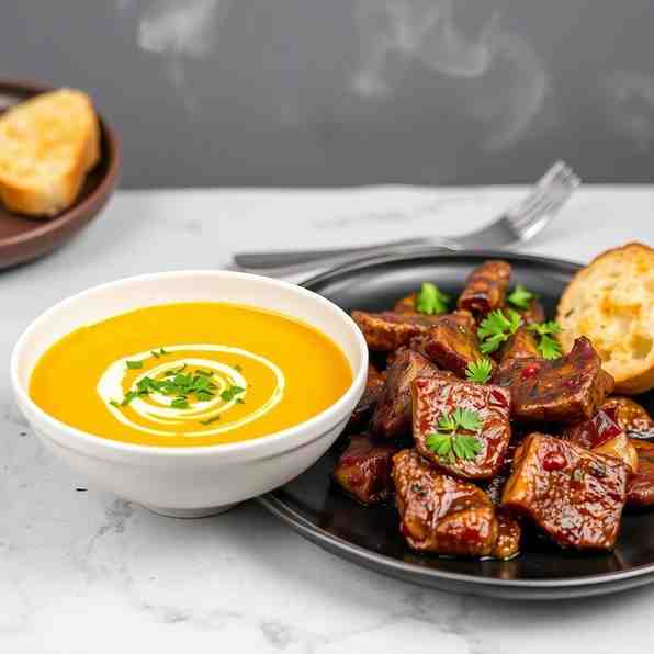 Turmeric Soup & Steak Stir Fry Recipes