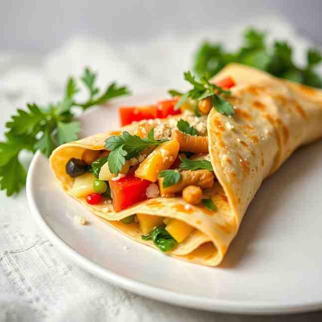 Healthy Vegetarian Meal Recipes - Father's Day Crepes