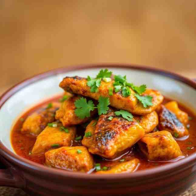 Vindaye Fish Curry - Tangy & Spicy Mauritian Recipe