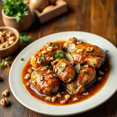 Georgian Walnut - Chicken & Sauce Recipe