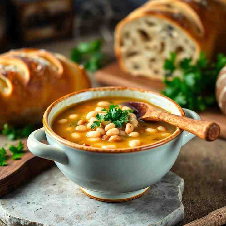 Cozy Tuscan White Bean Soup - Easy Weeknight Recipe