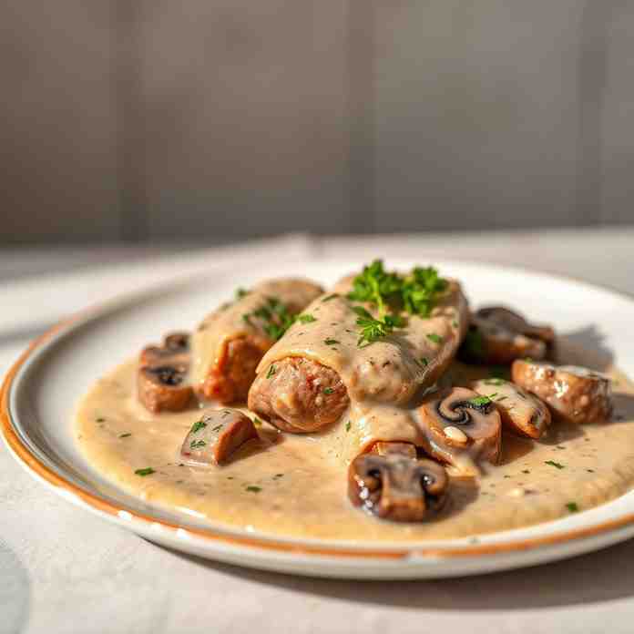 Zürcher Geschnetzeltes - Creamy Mushroom Sauce Recipe